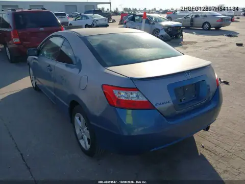 2007 Honda Civic Ex VIN 2HGFG12897H541134 фото 4