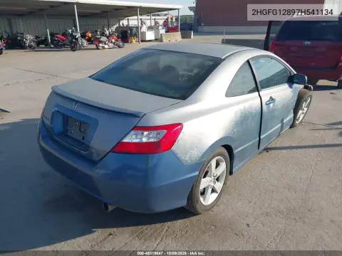 2007 Honda Civic Ex VIN 2HGFG12897H541134 фото 5