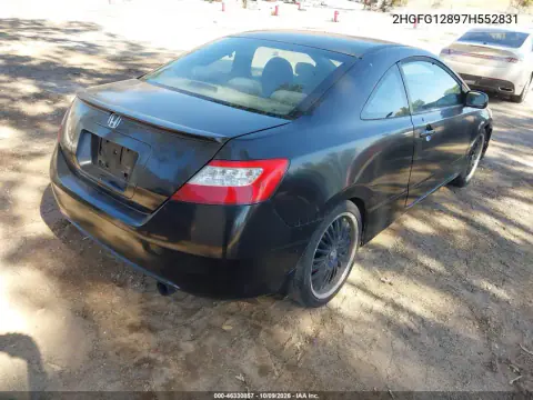 2007 Honda Civic Ex VIN 2HGFG12897H552831 фото 5