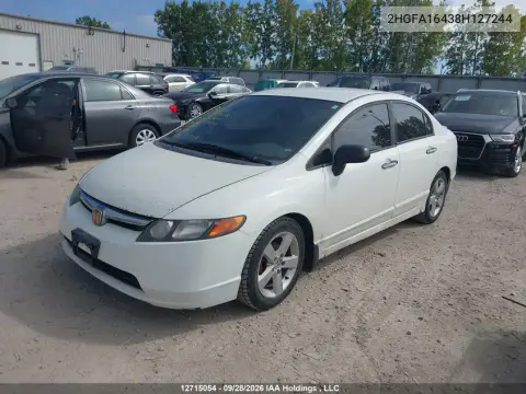 2008 Honda Civic VIN 2HGFA16438H127244 фото 3