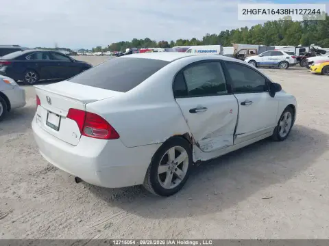 2008 Honda Civic VIN 2HGFA16438H127244 фото 5