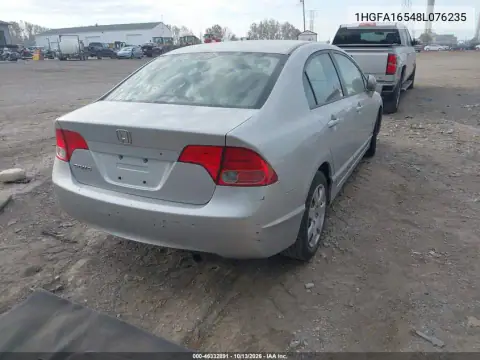 1HGFA16548L076235 — 2008 Honda Civic, фото 5 с аукциона IAAI, Передняя часть