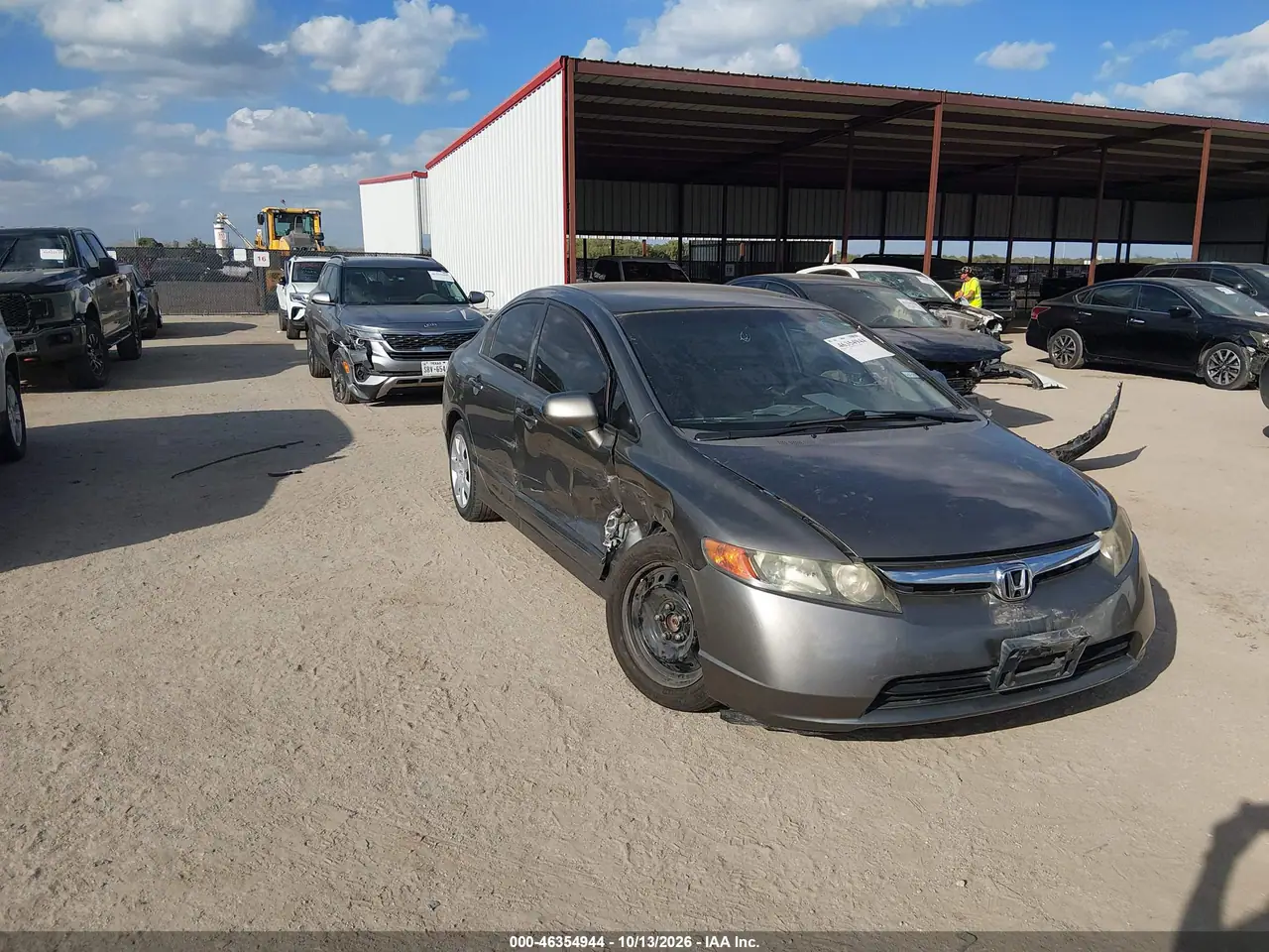 2008 Honda Civic Lx VIN 2HGFA16588H313032 фото 2