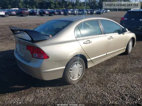 2008 Honda Civic Lx VIN 1HGFA16508L084753 фото 5