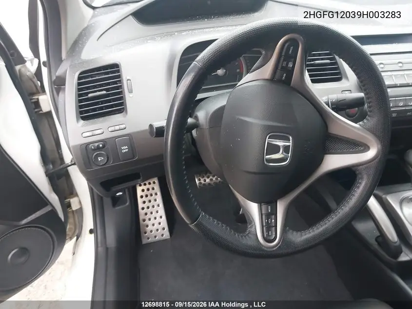 2009 Honda Civic Ex-L VIN 2HGFG12039H003283 фото 18