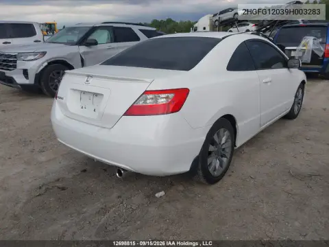 2009 Honda Civic Ex-L VIN 2HGFG12039H003283 фото 5