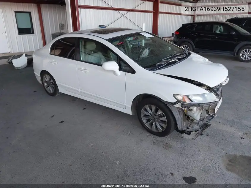 2009 Honda Civic Ex-L VIN 2HGFA16939H527155 фото 2