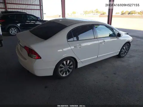2009 Honda Civic Ex-L VIN 2HGFA16939H527155 фото 5