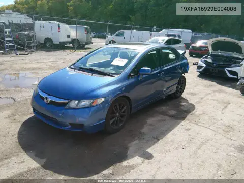 2009 Honda Civic Ex-L VIN 19XFA16929E004008 фото 3