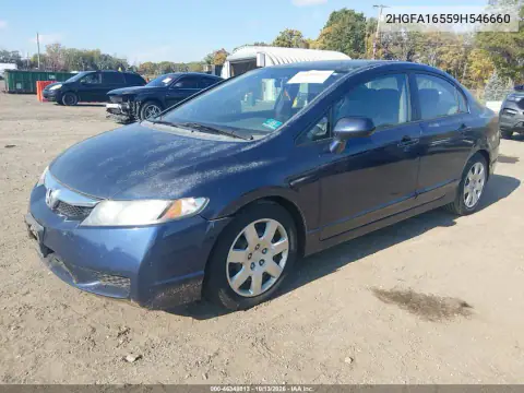 2HGFA16559H546660 — 2009 Honda Civic, фото 3 с аукциона IAAI 15.10.2026, Естественный износ