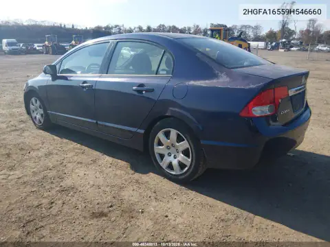 2HGFA16559H546660 — 2009 Honda Civic, фото 4 с аукциона IAAI 15.10.2026, Естественный износ