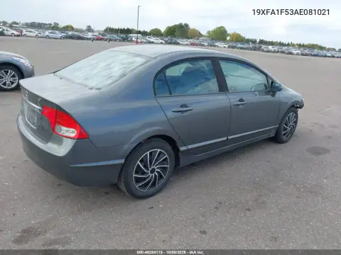 2010 Honda Civic Lx VIN 19XFA1F53AE081021 фото 4