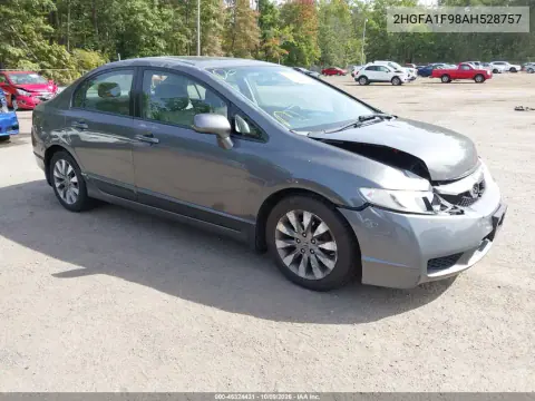 2010 Honda Civic Ex-L VIN 2HGFA1F98AH528757 фото 2