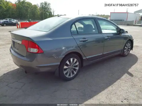 2010 Honda Civic Ex-L VIN 2HGFA1F98AH528757 фото 5