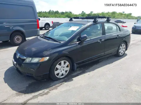 2010 Honda Civic Lx VIN 19XFA1F58AE064473 фото 3
