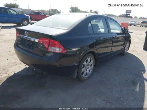2HGFA1F5XAH584163 — 2010 Honda Civic, фото 4 с аукциона IAAI, Передняя часть