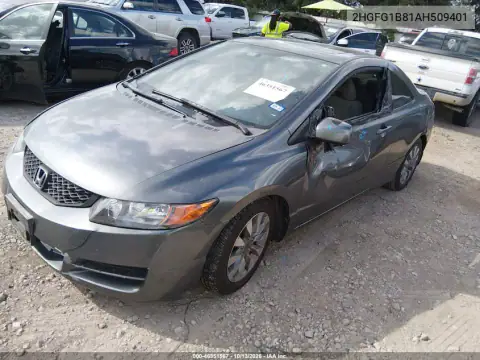 2HGFG1B81AH509401 — 2010 Honda Civic, фото 3 с аукциона IAAI, Боковая часть