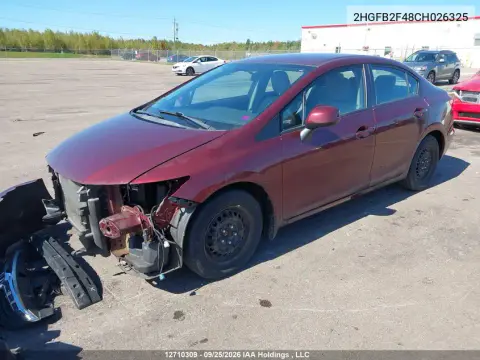 2012 Honda Civic Lx VIN 2HGFB2F48CH026325 фото 3
