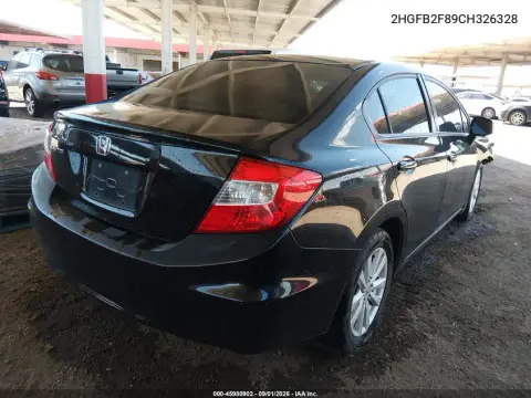 2012 Honda Civic Ex VIN 2HGFB2F89CH326328 фото 4