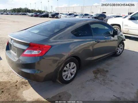 2012 Honda Civic Lx VIN 2HGFG3B59CH544286 фото 4