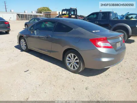 2012 Honda Civic Ex VIN 2HGFG3B88CH500550 фото 4