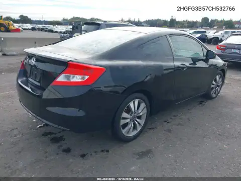 2HGFG3B57CH532766 — 2012 Honda Civic, фото 5 с аукциона IAAI, Передняя часть