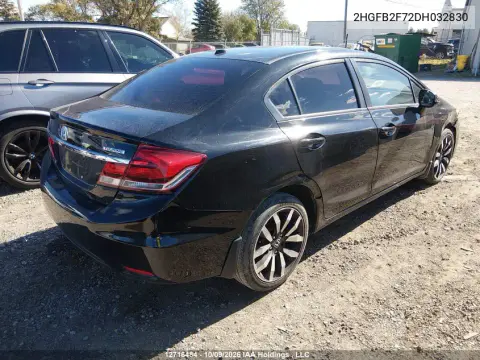 2013 Honda Civic Touring VIN 2HGFB2F72DH032830 фото 5