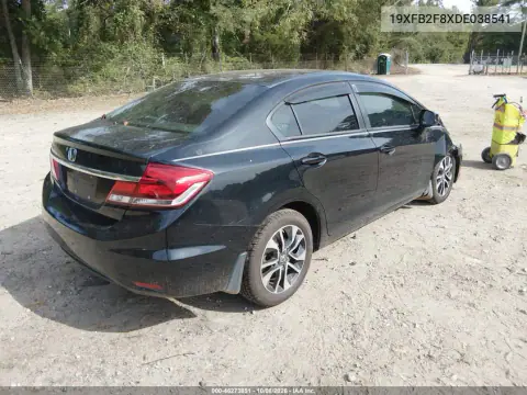 2013 Honda Civic Ex VIN 19XFB2F8XDE038541 фото 5