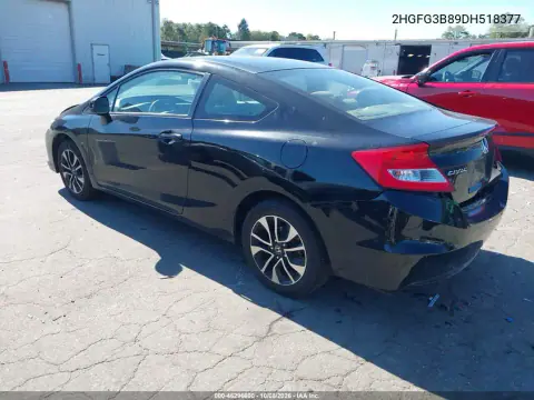 2013 Honda Civic Ex VIN 2HGFG3B89DH518377 фото 4