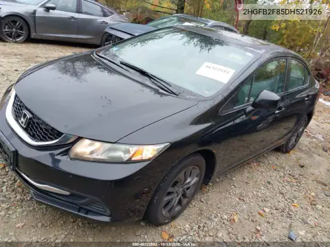 2HGFB2F85DH521926 — 2013 Honda Civic, фото 3 с аукциона IAAI 16.10.2026, Крыша