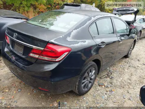2HGFB2F85DH521926 — 2013 Honda Civic, фото 5 с аукциона IAAI 16.10.2026, Крыша