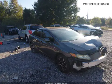 19XFB2F80DE084458 — 2013 Honda Civic, Передняя часть, фото до ремонта