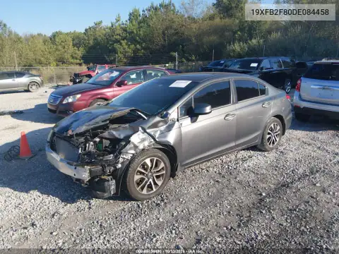 19XFB2F80DE084458 — 2013 Honda Civic, фото 2 с аукциона IAAI, Передняя часть