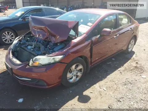 2013 Honda Civic Lx VIN 19XFB2E5XDE068789 фото 3