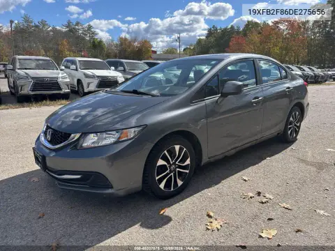 2013 Honda Civic Ex VIN 19XFB2F86DE275656 фото 2