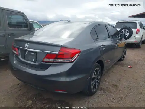 2013 Honda Civic Ex VIN 19XFB2F83DE068528 фото 5