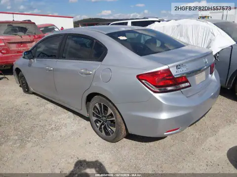 2HGFB2F82DH557573 — 2013 Honda Civic, фото 4 с аукциона IAAI, Передняя часть
