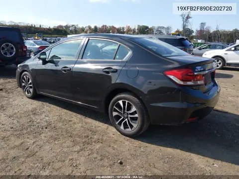 19XFB2F89DE202720 — 2013 Honda Civic, фото 4 с аукциона IAAI, Передняя часть справа