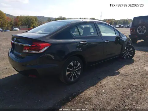 19XFB2F89DE202720 — 2013 Honda Civic, фото 5 с аукциона IAAI, Передняя часть справа