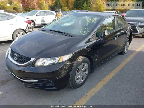 2HGFB2F44EH001814 — 2014 Honda Civic, фото 3 с аукциона IAAI 19.10.2026, Левый бок