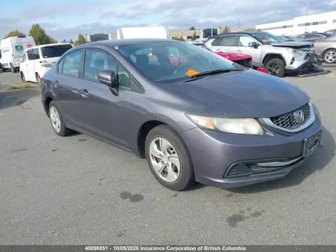 2HGFB2F46EH007873 — 2014 Honda Civic, Задняя часть (Rear), фото до ремонта