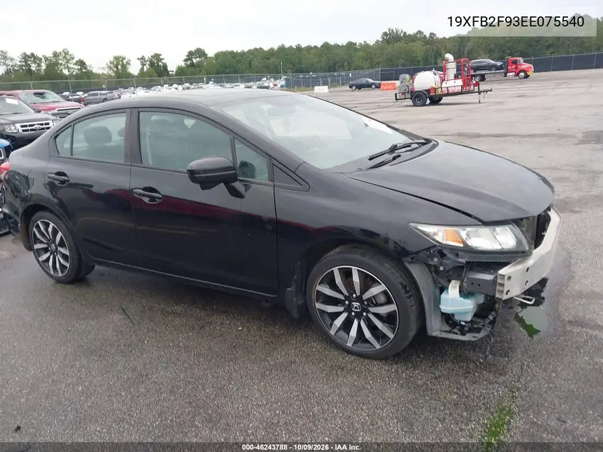 2014 Honda Civic Ex-L VIN 19XFB2F93EE075540 фото 2