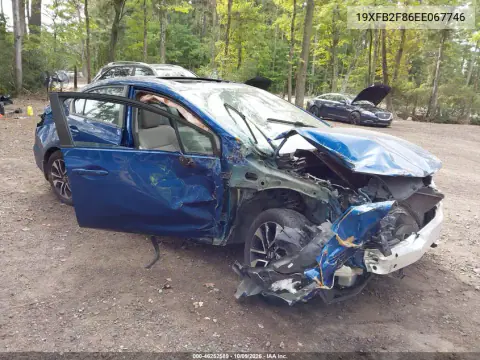19XFB2F86EE067746 — 2014 Honda Civic, Правая сторона, фото до ремонта