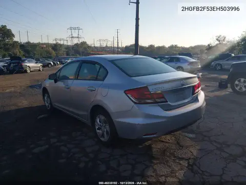 2014 Honda Civic Lx VIN 2HGFB2F53EH503996 фото 4