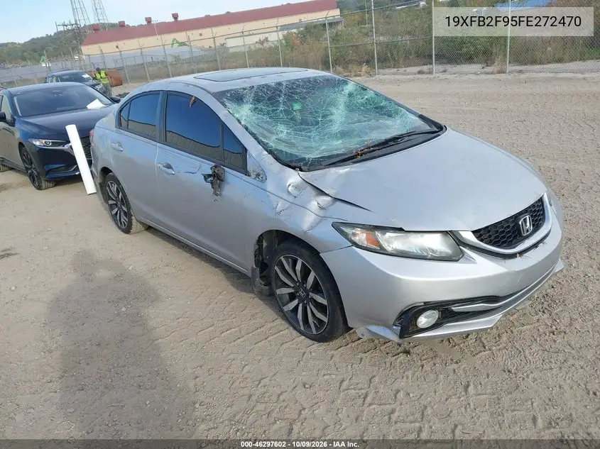 2015 Honda Civic Ex-L VIN 19XFB2F95FE272470 фото 2