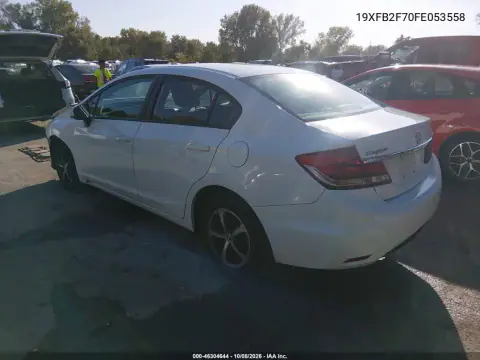 2015 Honda Civic Se VIN 19XFB2F70FE053558 фото 4