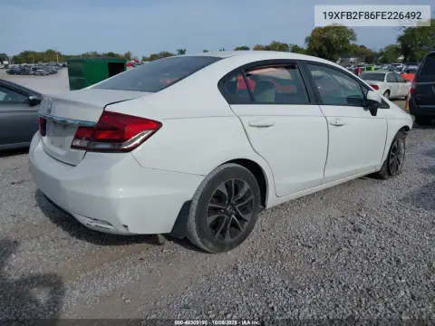 2015 Honda Civic Ex VIN 19XFB2F86FE226492 фото 4