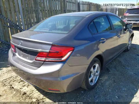 2015 Honda Civic Lx VIN 19XFB2F5XFE232396 фото 5