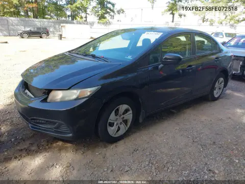 2015 Honda Civic Lx VIN 19XFB2F58FE072518 фото 3
