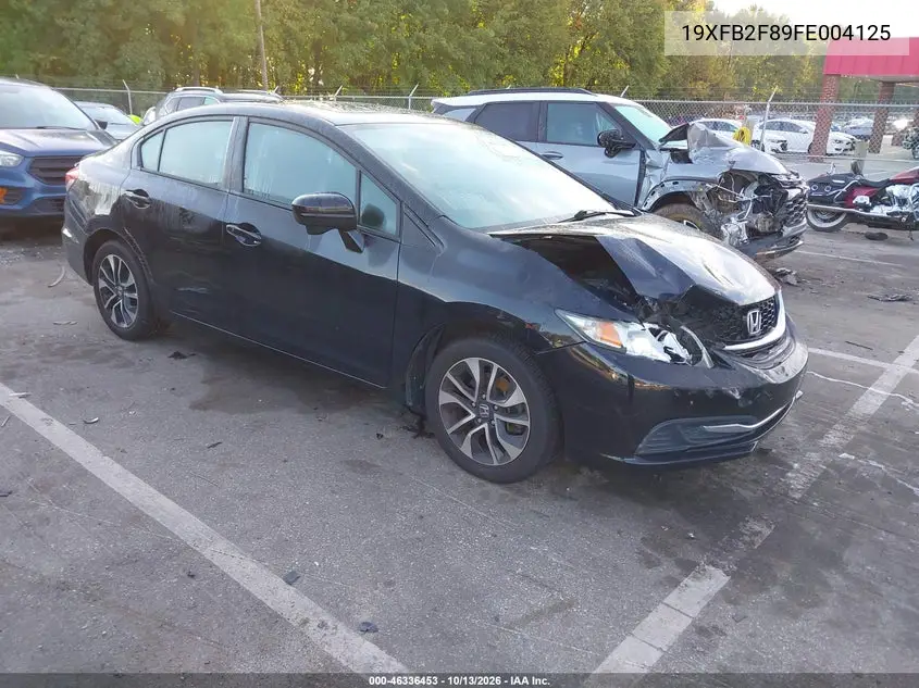 2015 Honda Civic Ex VIN 19XFB2F89FE004125 фото 2